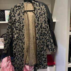 Leopard Green And Black Sweater